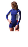 RIO – Ladies 2.2mm Long Sleeve Chest Zip Springy