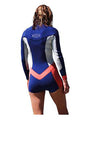 RIO – Ladies 2.2mm Long Sleeve Chest Zip Springy