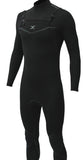"SULTAN" Open Ended Chest Zip 3/2mm Black Steamer 2017